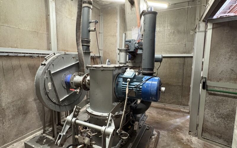 Installation de traitement de poudre après nettoyage — Ventilateur et motorisation